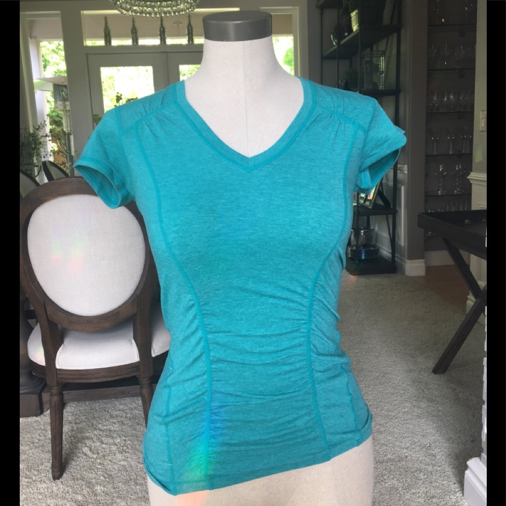 Zella turquoise workout top